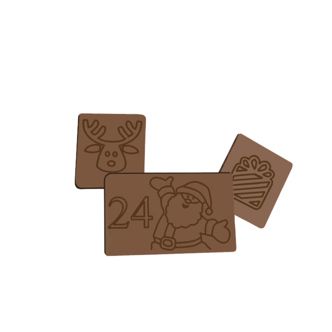 24 carrés de chocolat | Choco Daisy