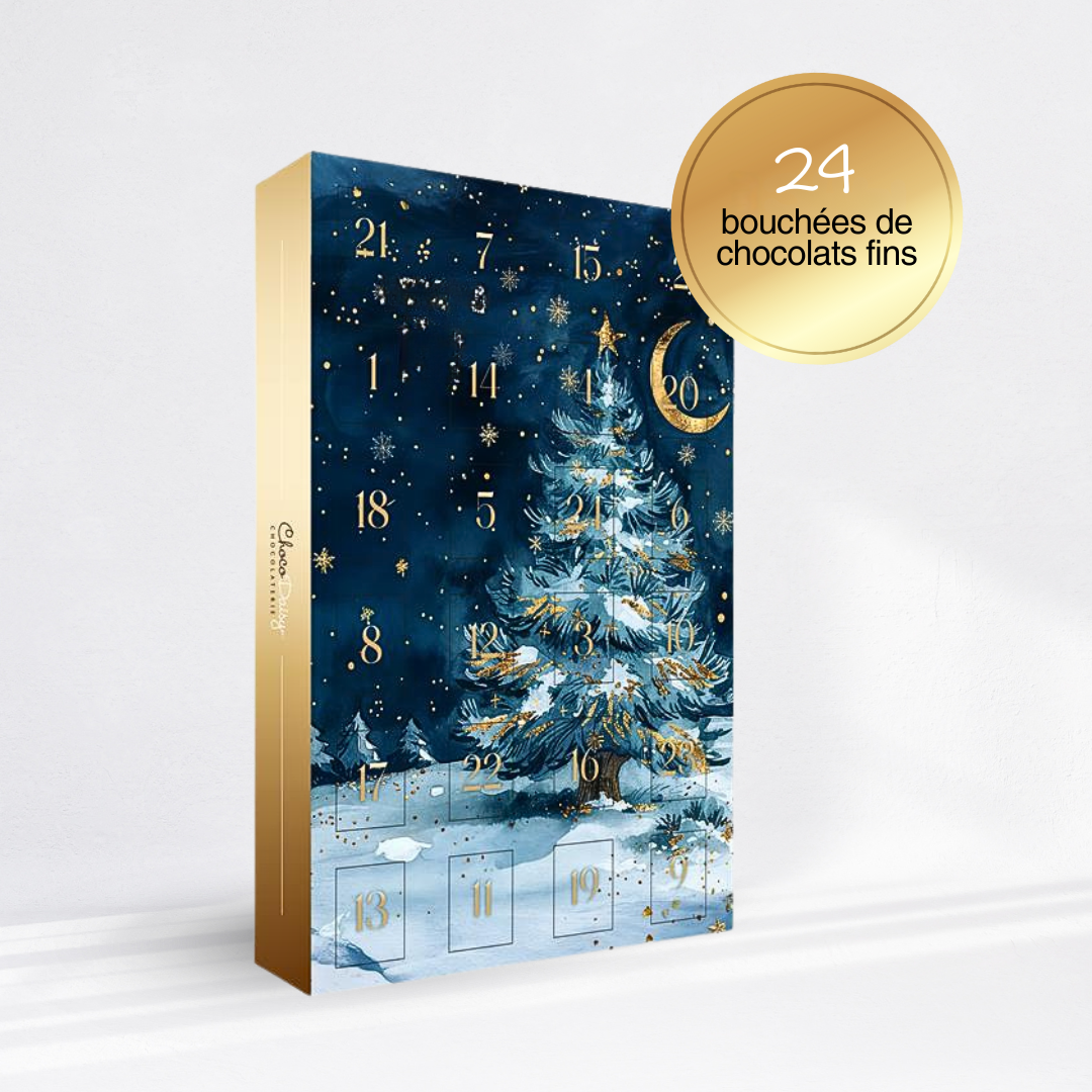 Calendrier de l'Avent - 24 bouchées de chocolat