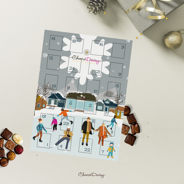 Calendrier de l'Avent - 24 bouchées de chocolat