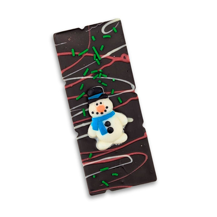 Barre Bonbon Noel chocolat noir | Choco Daisy