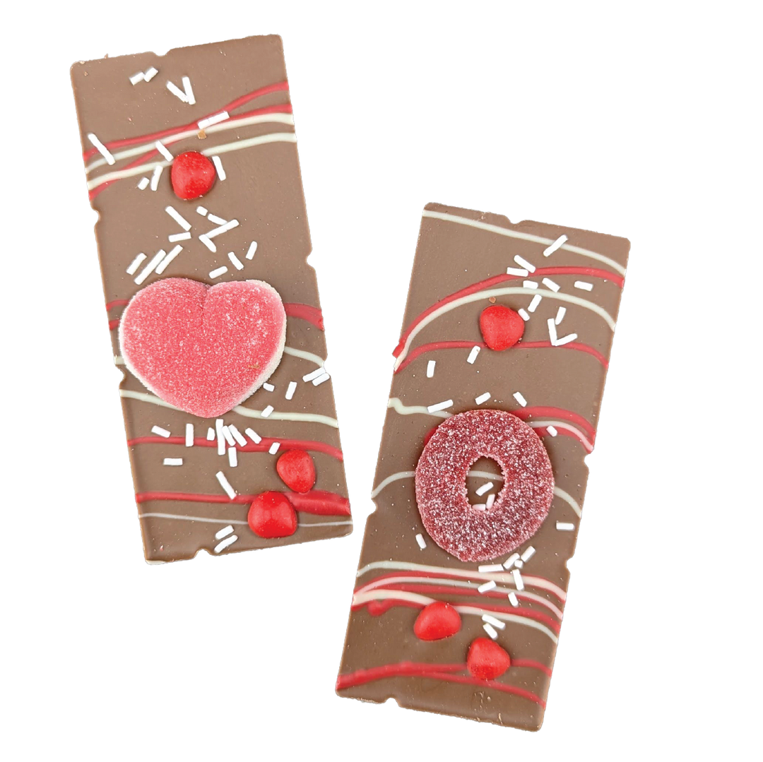 Barre de chocolat et bonbon de Saint-Valentin | Choco Daisy