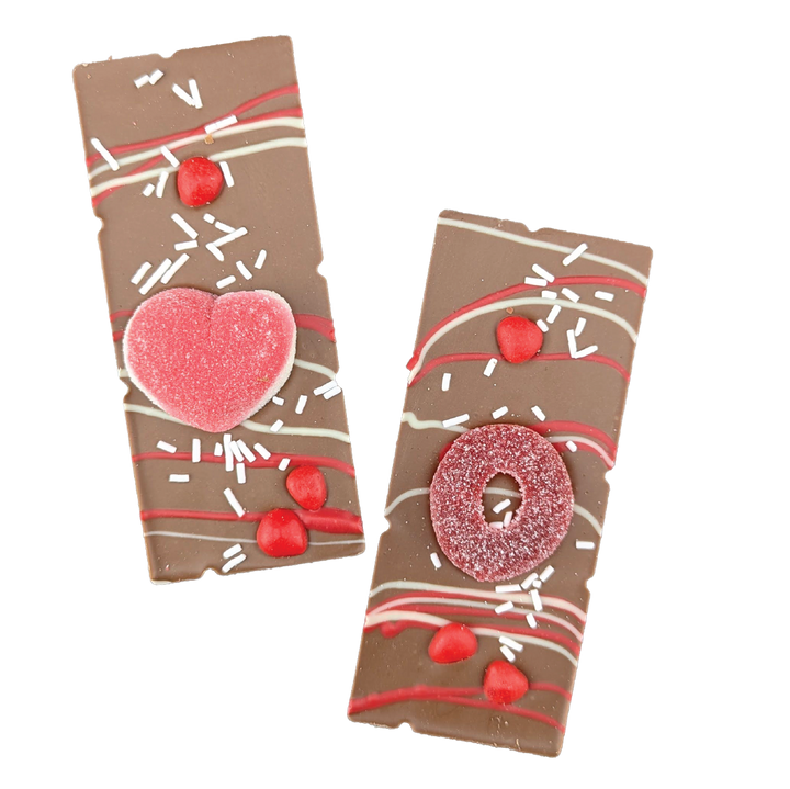 Barre de chocolat et bonbon de Saint-Valentin | Choco Daisy