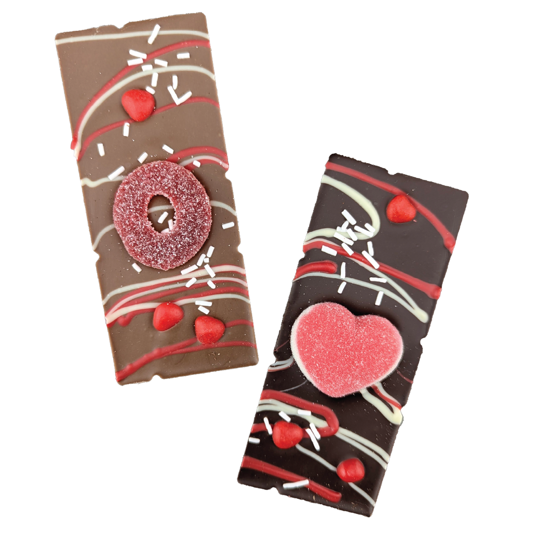 Barre de chocolat et bonbon de Saint-Valentin | Choco Daisy