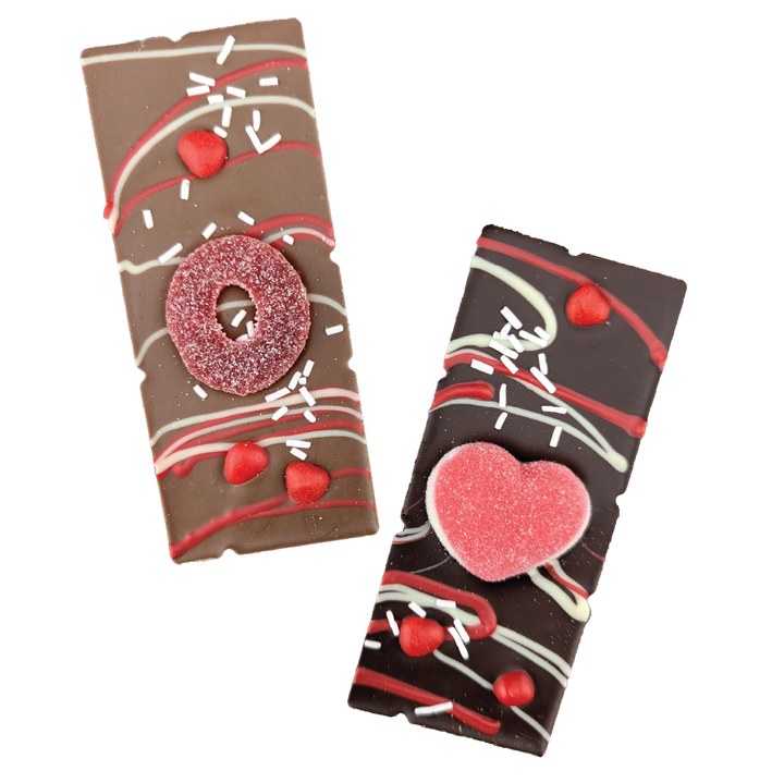 Barre de chocolat et bonbon de Saint-Valentin | Choco Daisy