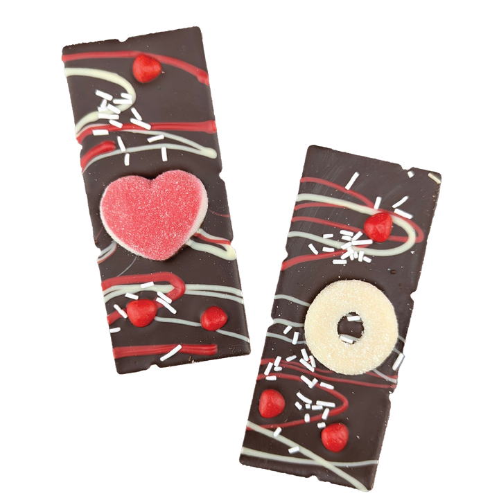 Barre de chocolat et bonbon de Saint-Valentin | Choco Daisy