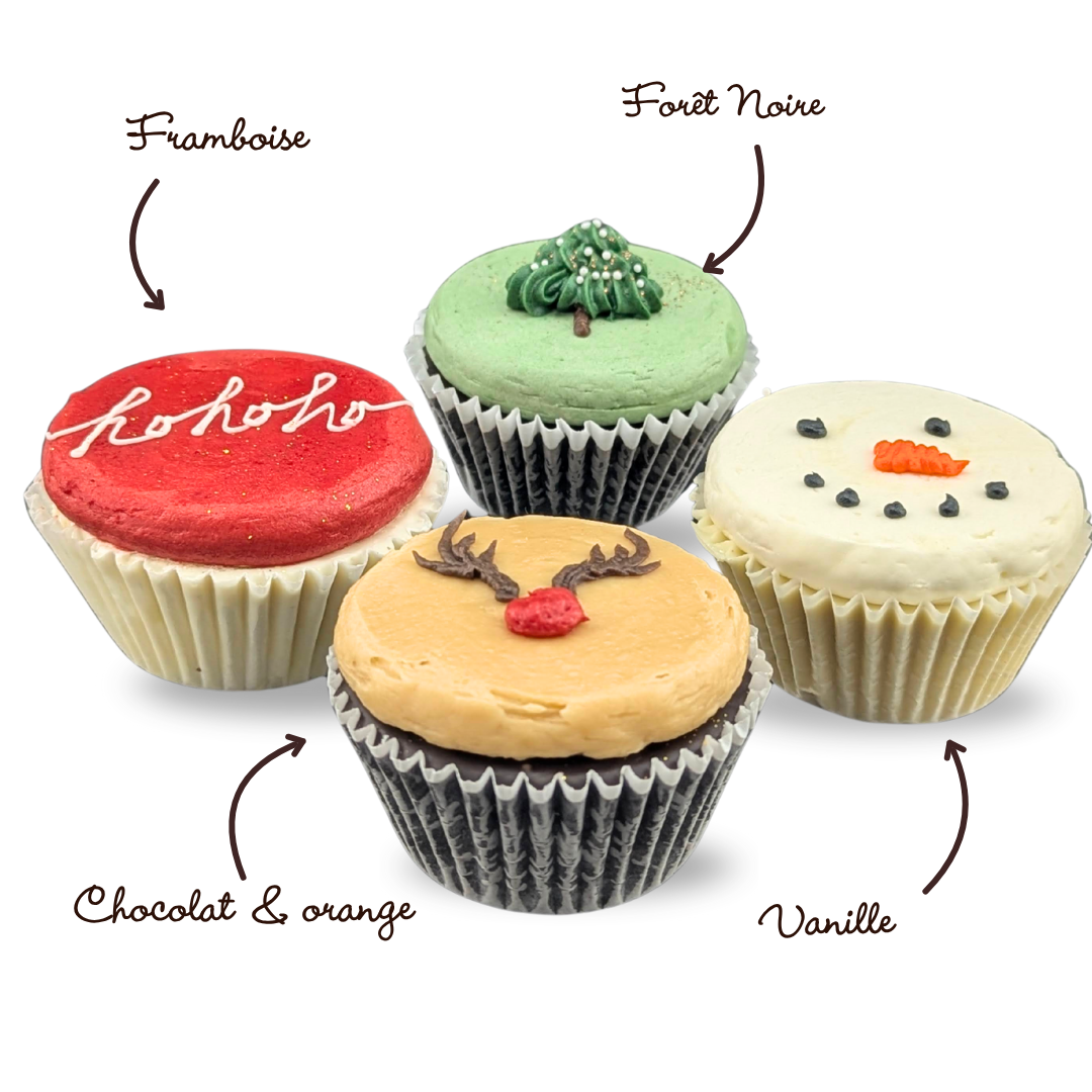 Boite cupcakes Noel |ChocoDaisy