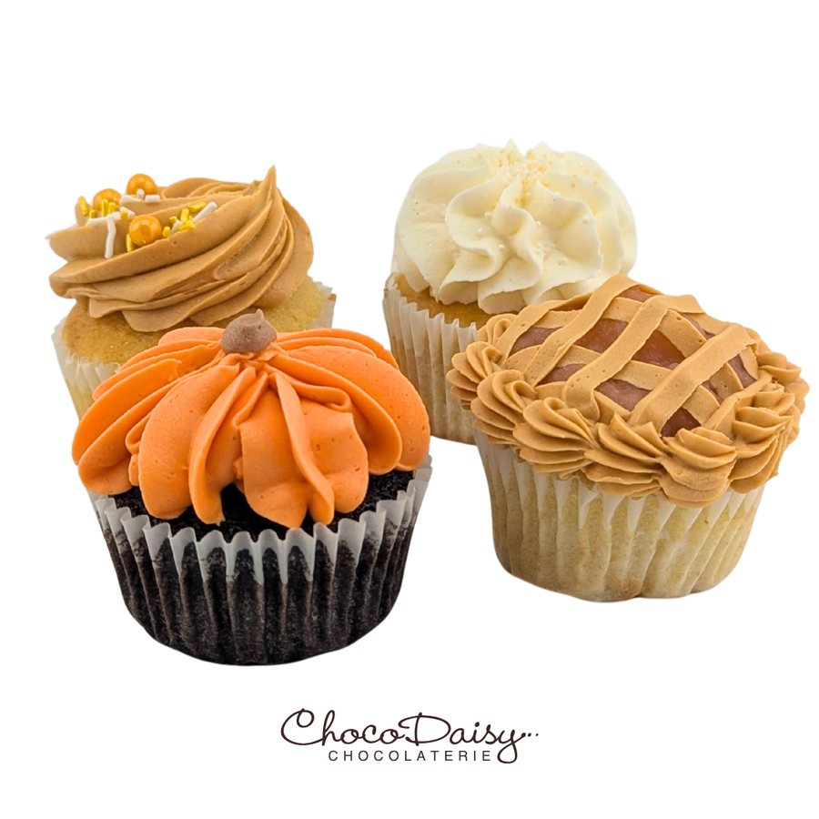 Boite 4 cupcakes d automne | Choco Daisy
