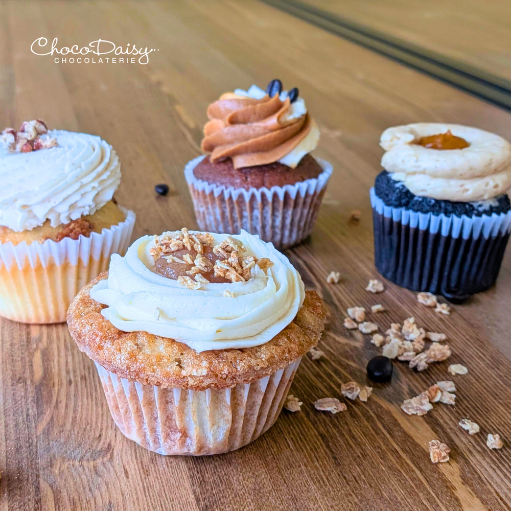 Boite 4 cupcakes d automne | Choco Daisy
