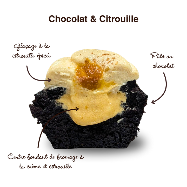 Boite 4 cupcakes d automne | Choco Daisy