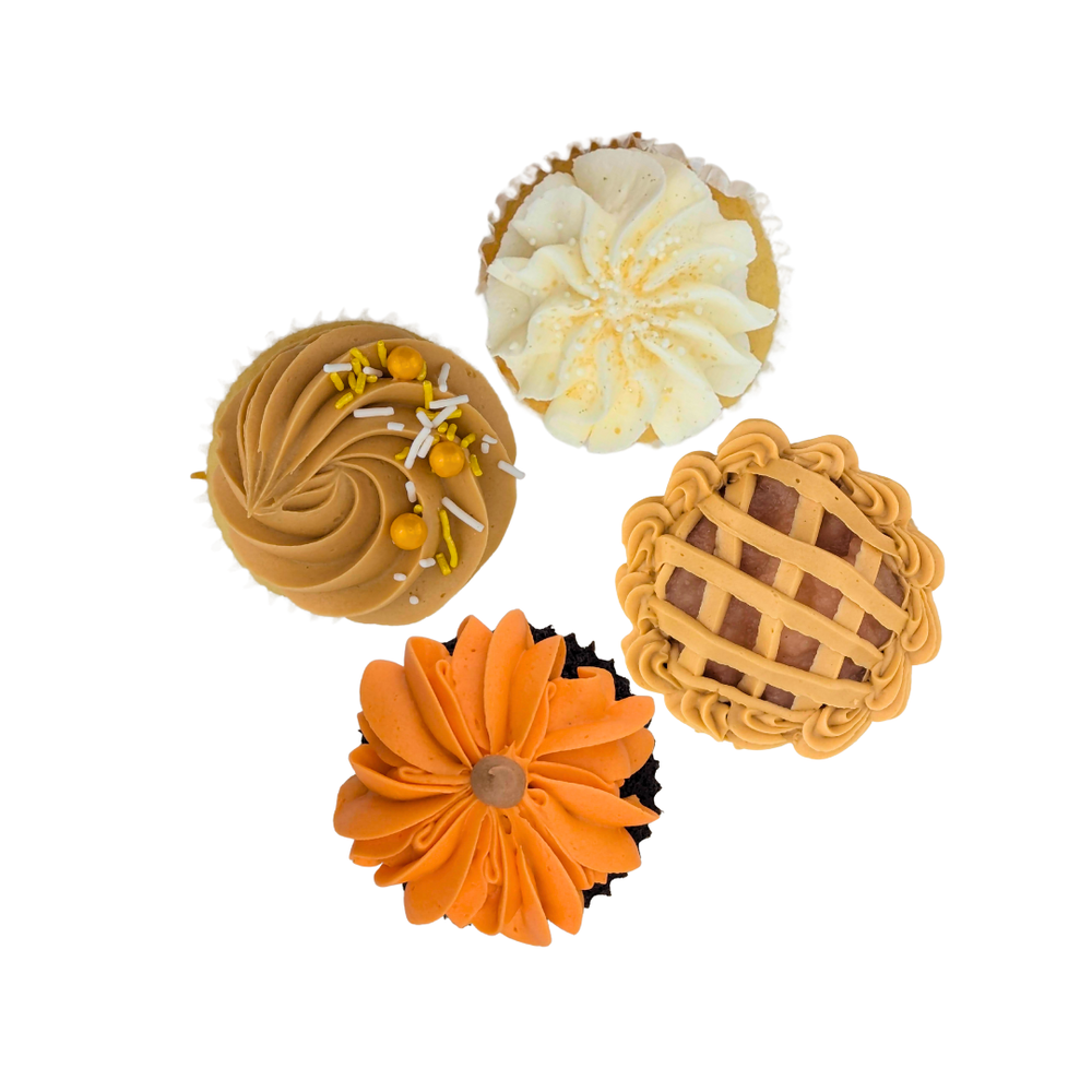 Boite 4 cupcakes d automne | Choco Daisy