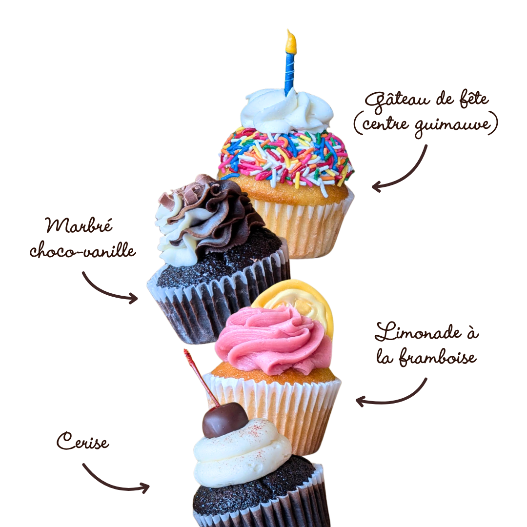 Boite cupcakes estivaux| ChocoDaisy