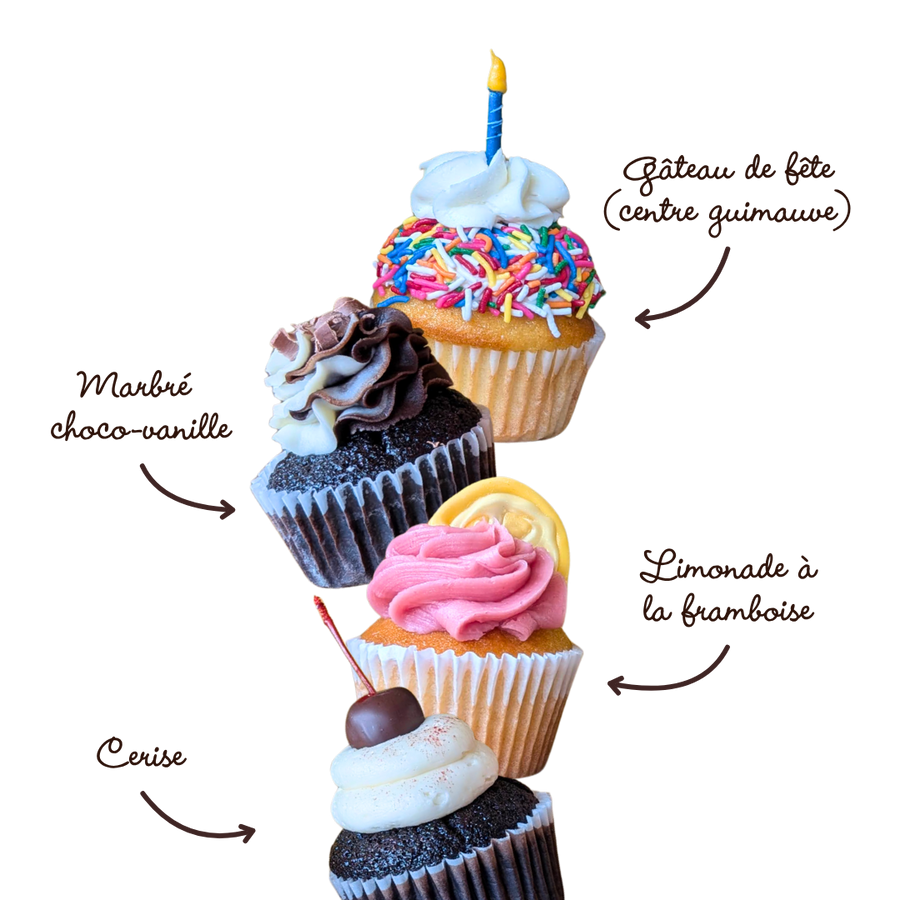 Boite cupcakes estivaux| ChocoDaisy