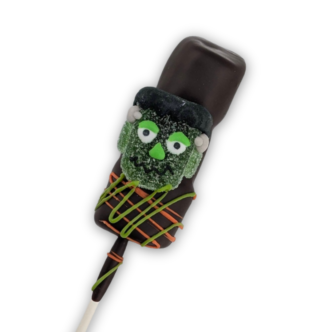 Brochette guimauve bonbon chocolat noir | Choco Daisy