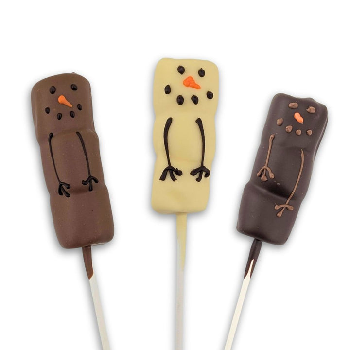 Brochette guimauve bonhomme de neige | Choco Daisy 