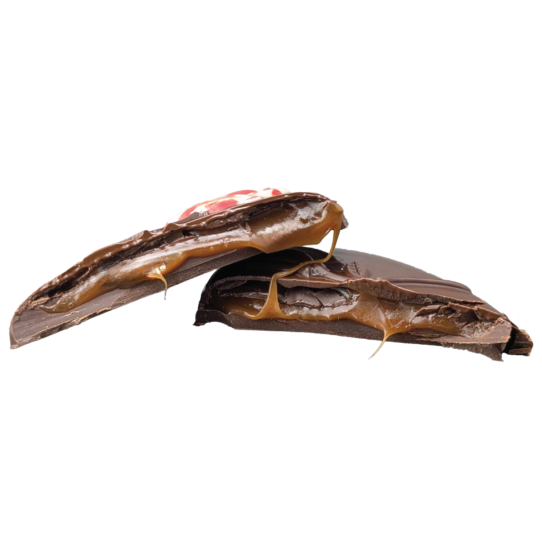 Cœur en chocolat et caramel fleur de sel | Choco Daisy