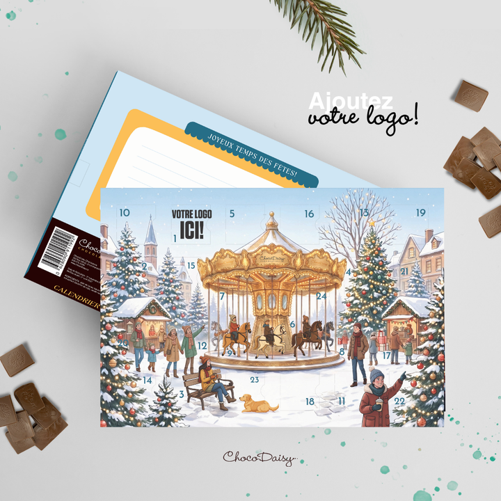 Calendrier caroussel de Noel | ChocoDaisy