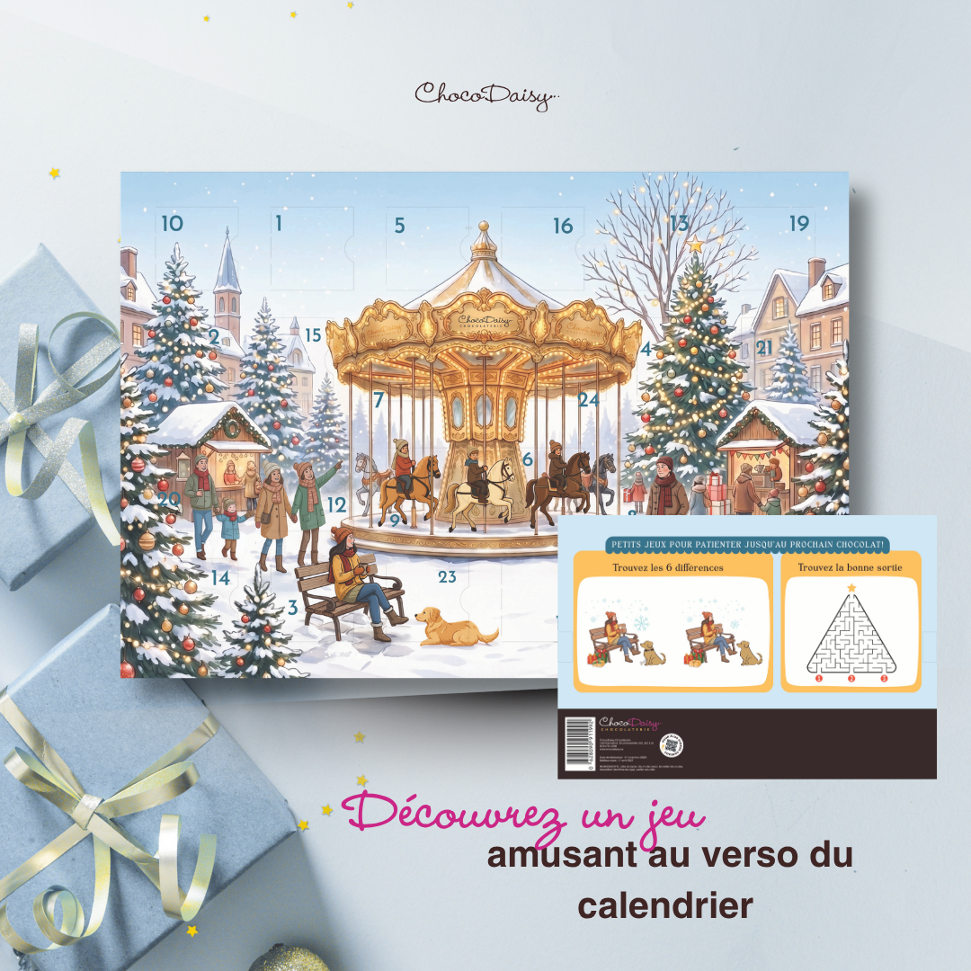 Calendrier de l'avent - Carrousel de Noel| Choco Daisy