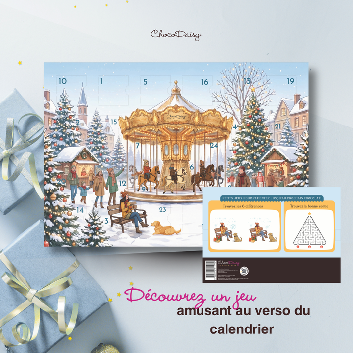 Calendrier de l'avent - Carrousel de Noel| Choco Daisy