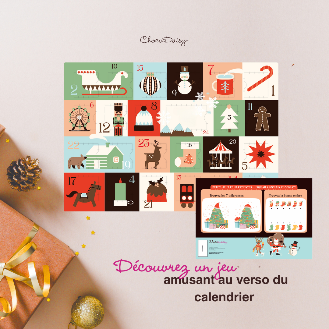 Calendrier de l'avent - Casse tête | Choco Daisy