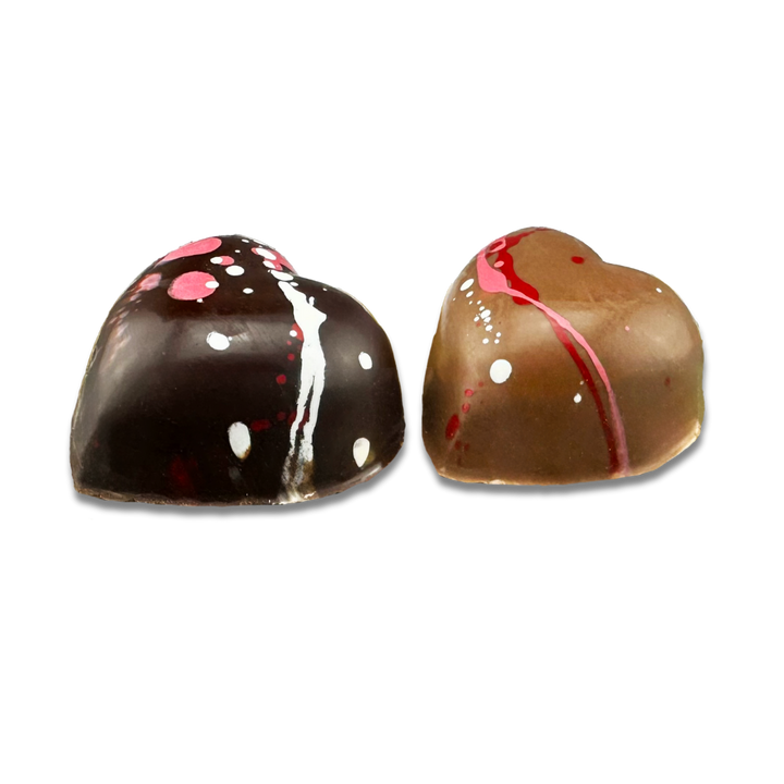 Chocolats coeurs fondants a la cerise | Choco Daisy