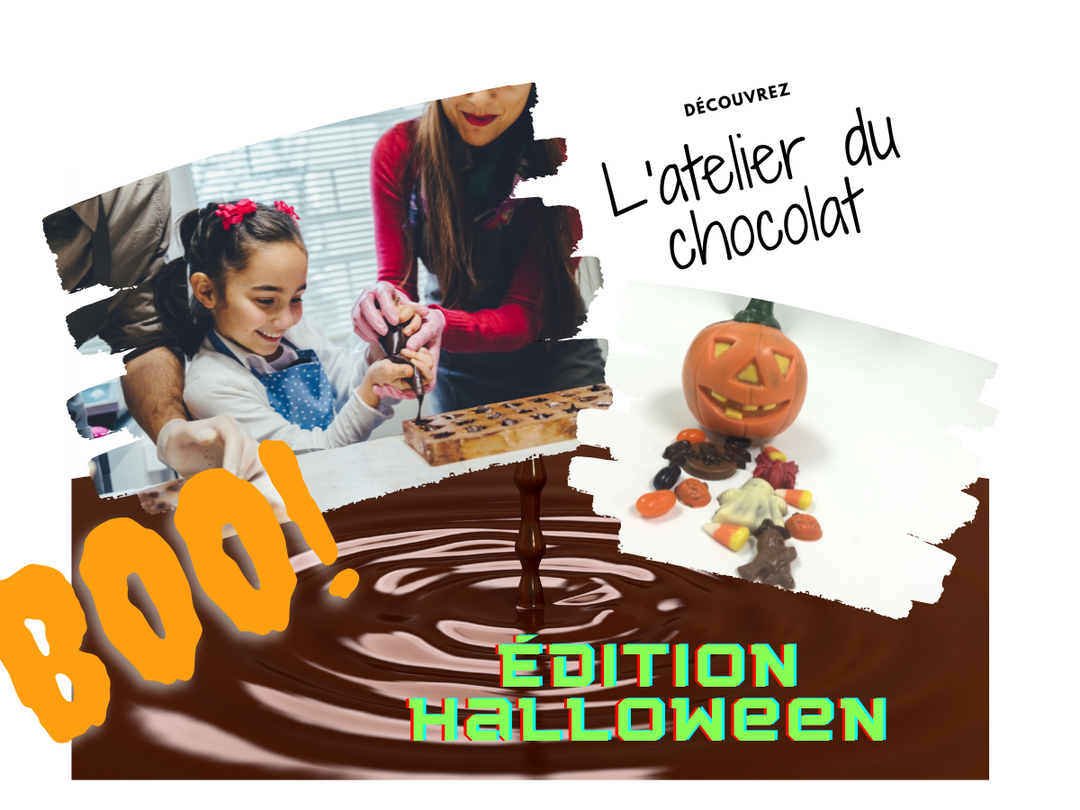 Atelier de fabrication de chocolat d'Halloween