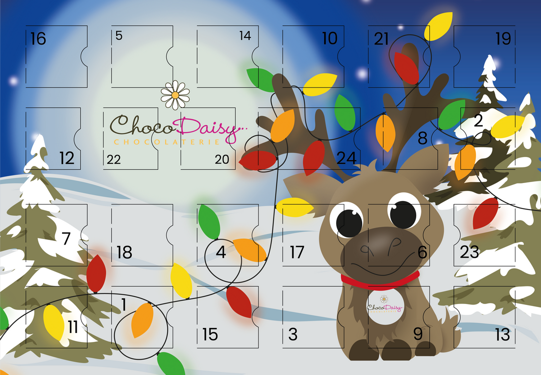 Advent calendar chocolate molding