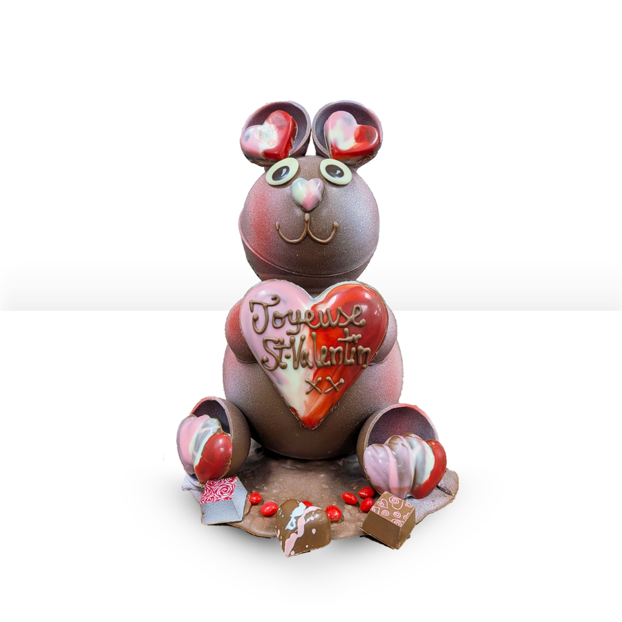 Ourson en chocolat pièce montée | Choco Daisy
