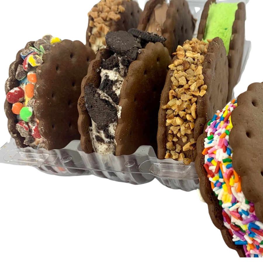 Paquet 6 sandwich à la crème glacée | Choco Daisy