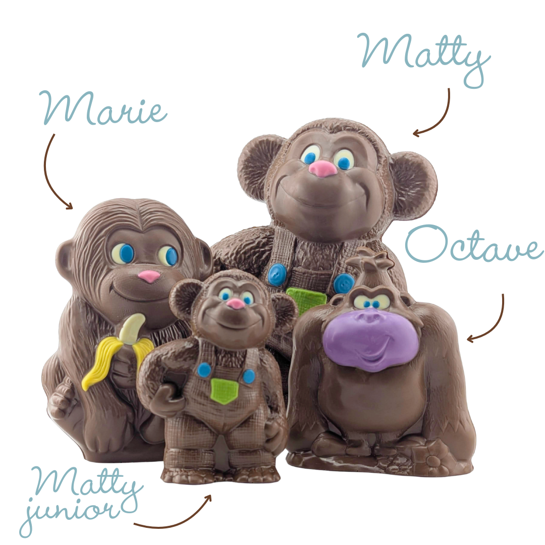 singe en chocolat | Choco Daisy