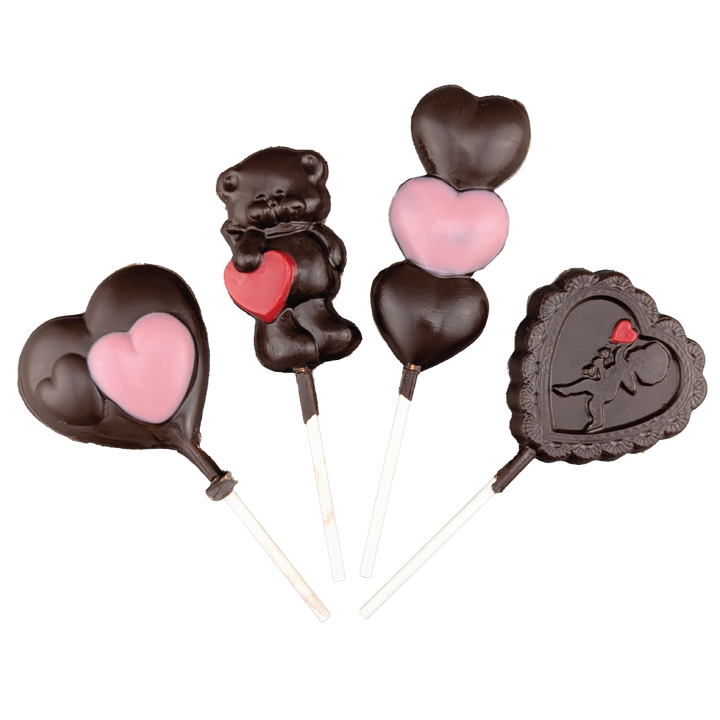 Suçon en chocolat de Saint-Valentin 25 gr | Choco Daisy