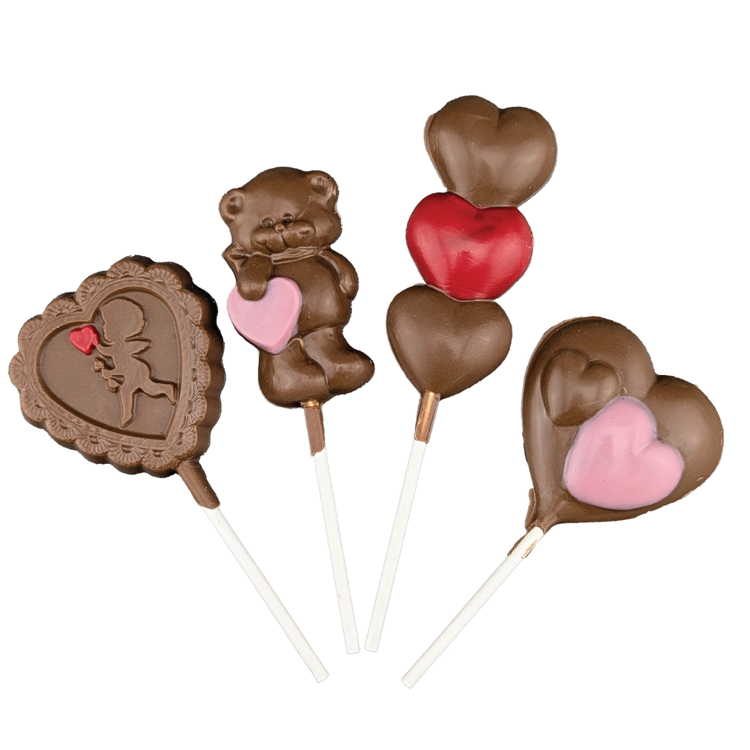 Suçon en chocolat de Saint-Valentin 25 gr | Choco Daisy