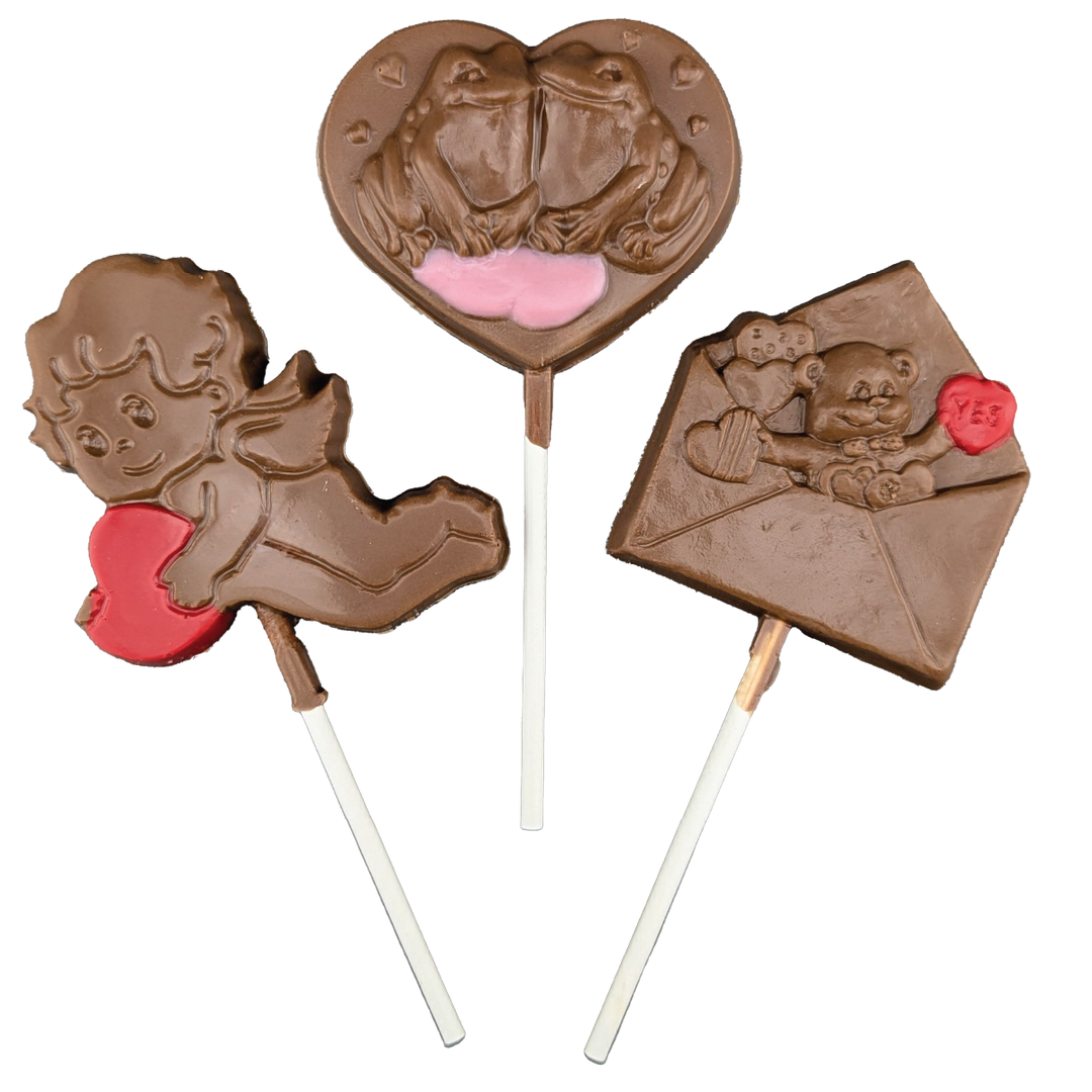 Suçon en chocolat de Saint-Valentin 35 gr | Choco Daisy