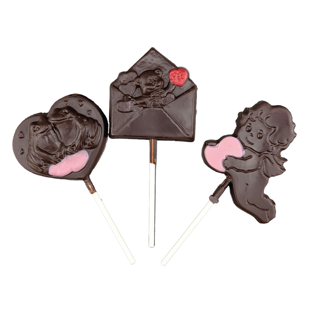 Suçon en chocolat de Saint-Valentin 35 gr | Choco Daisy