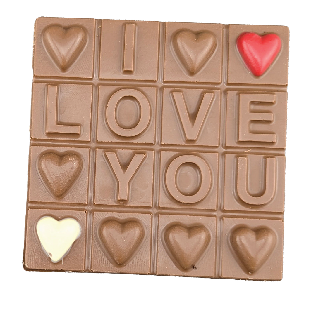 Tablette de chocolat de Saint-Valentin | Choco Daisy