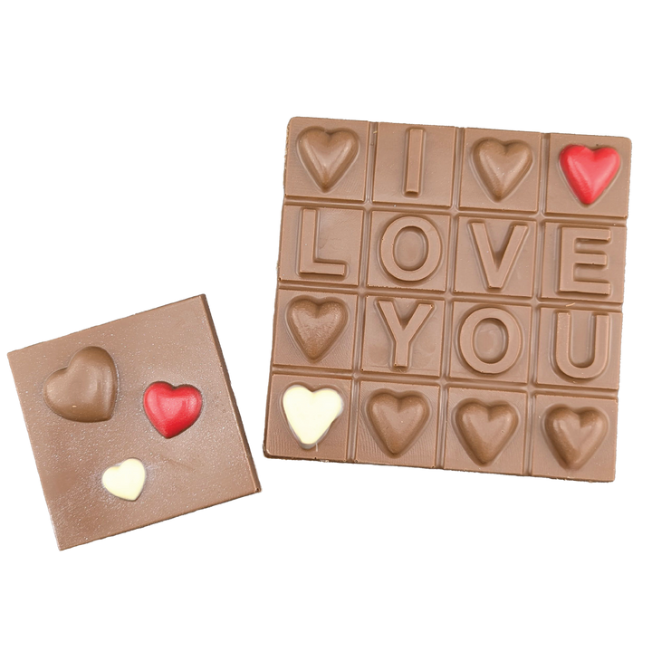 Tablette de chocolat de Saint-Valentin | Choco Daisy