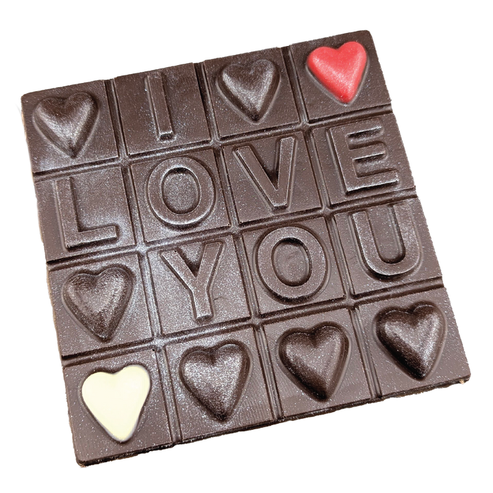 Tablette de chocolat de Saint-Valentin | Choco Daisy