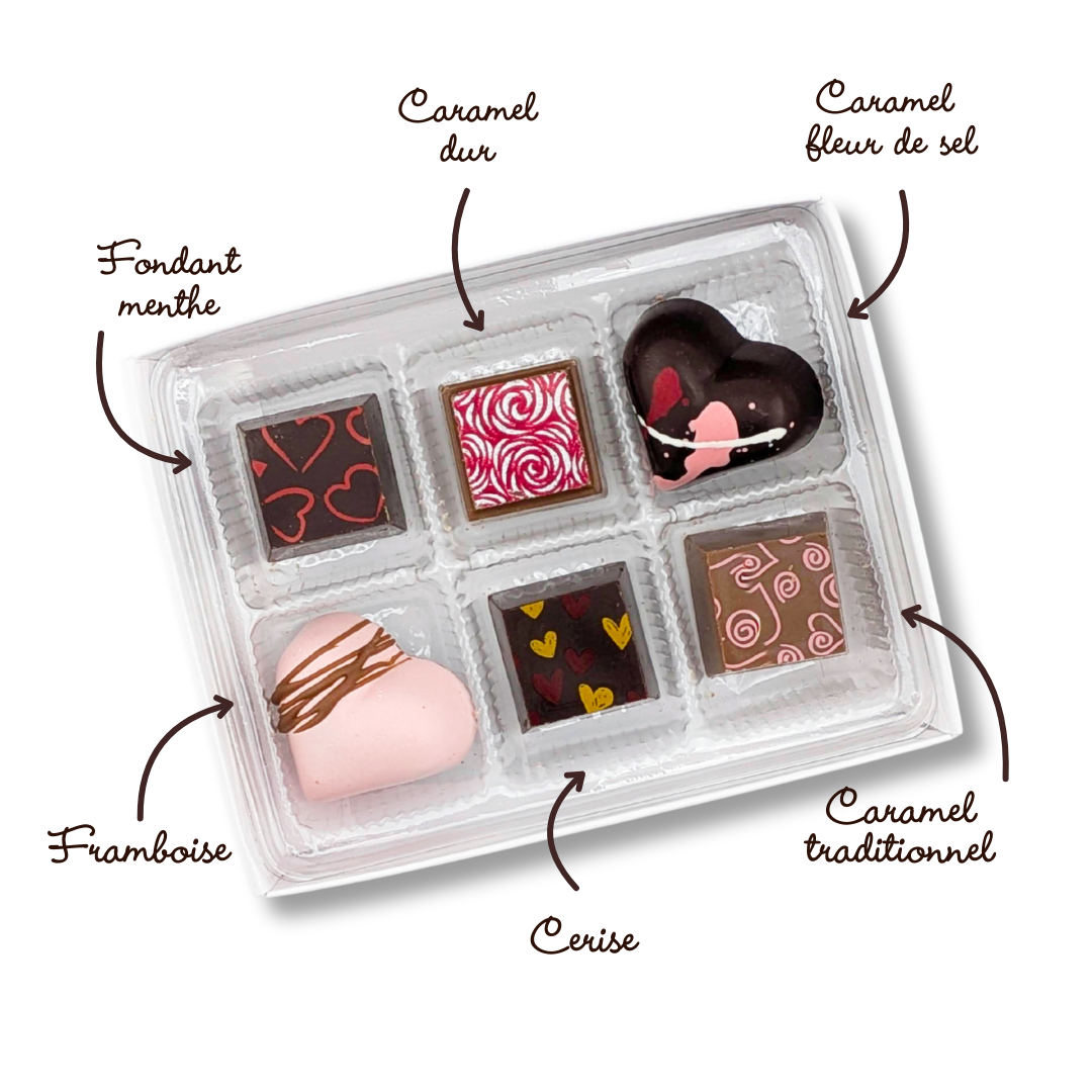 Boite St-Valentin | Choco Daisy