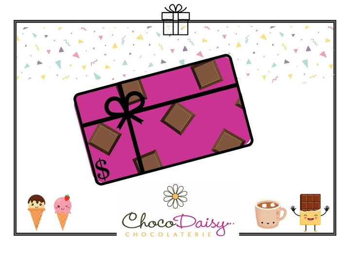 La carte cadeau Choco Daisy