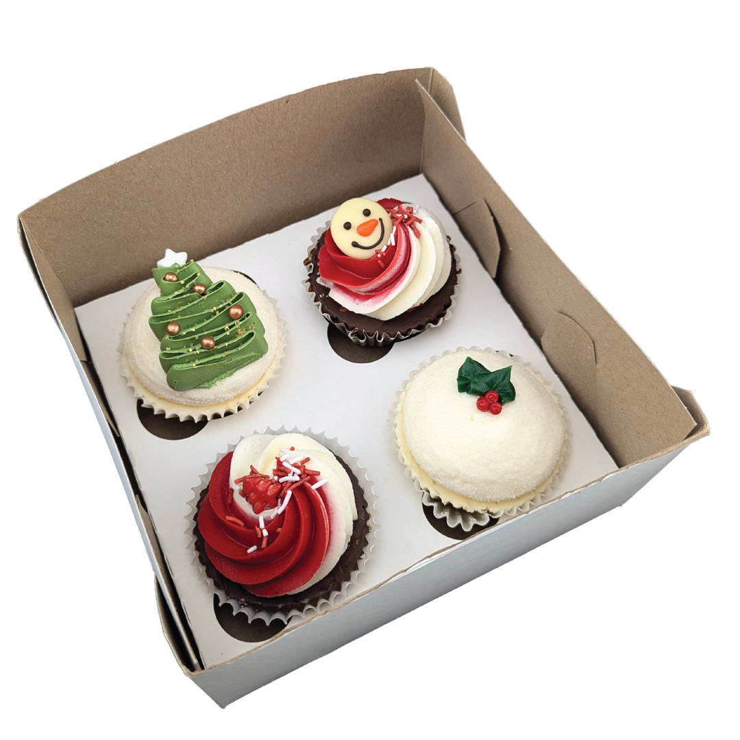 Boite cupcakes de Noël